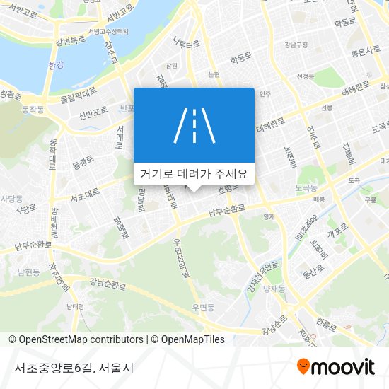 서초중앙로6길 지도