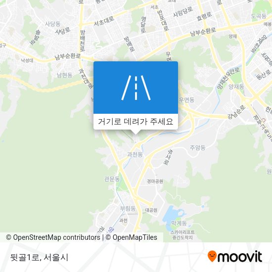 뒷골1로 지도