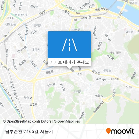 남부순환로165길 지도