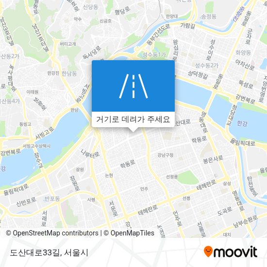 도산대로33길 지도