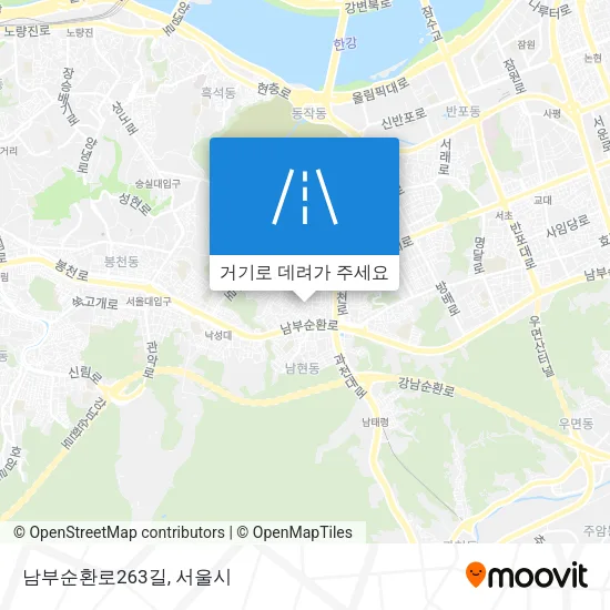 남부순환로263길 지도