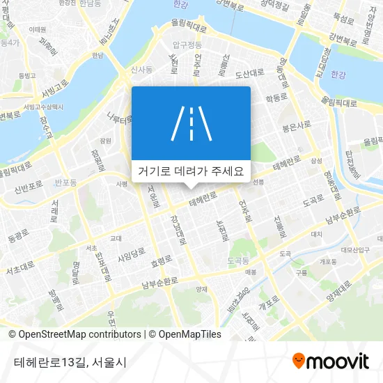 테헤란로13길 지도