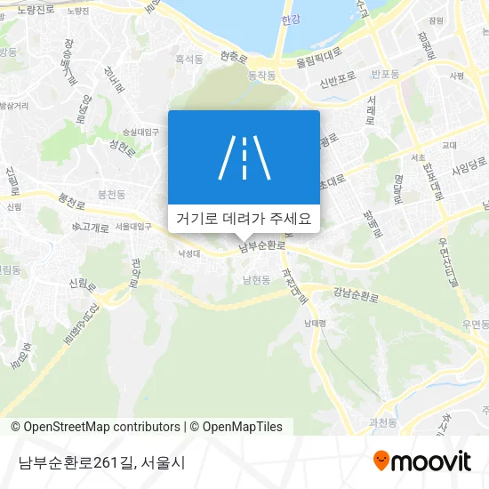 남부순환로261길 지도