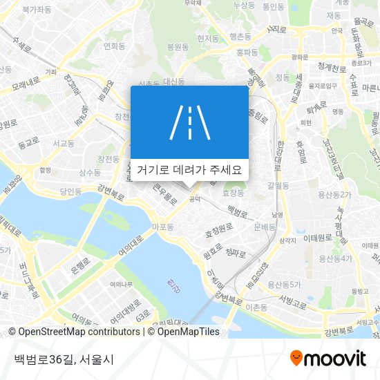 백범로36길 지도