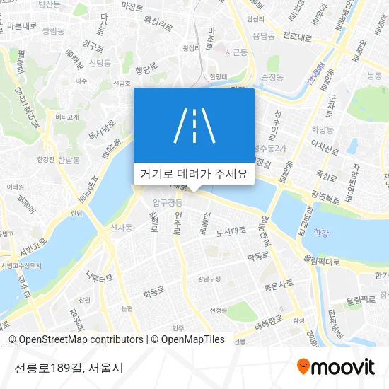 선릉로189길 지도