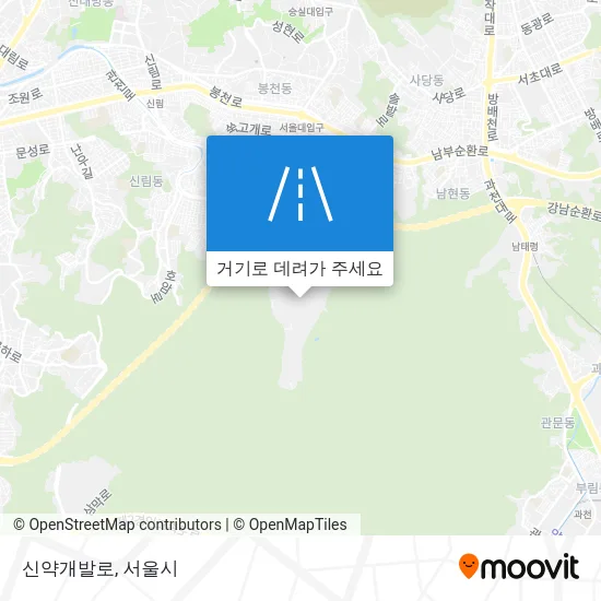 신약개발로 지도