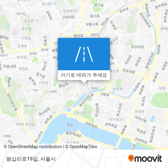 왕십리로19길 지도
