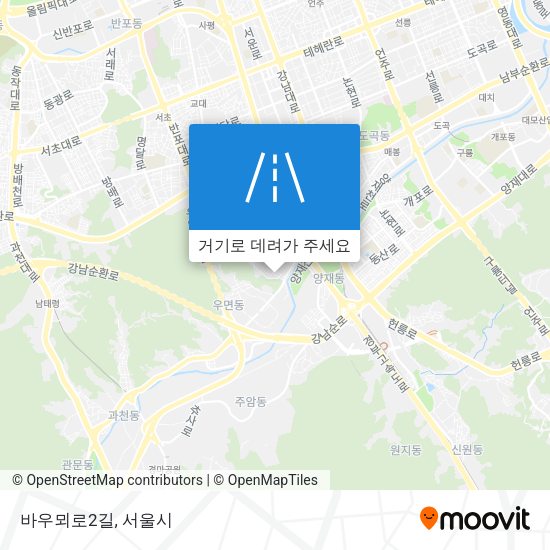 바우뫼로2길 지도