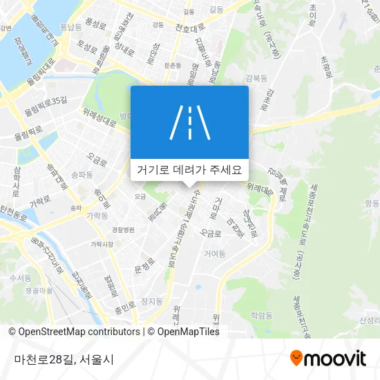 마천로28길 지도