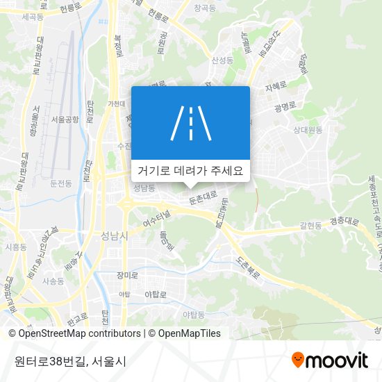 원터로38번길 지도