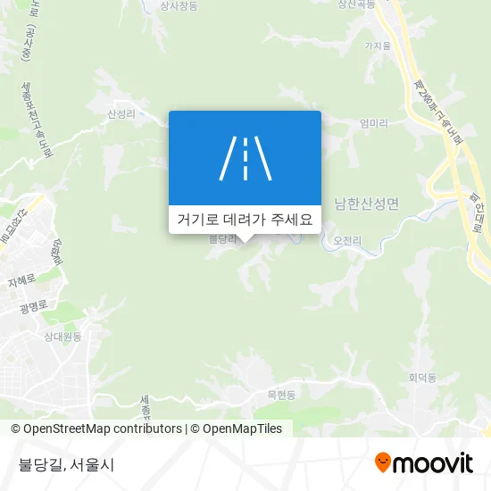 불당길 지도