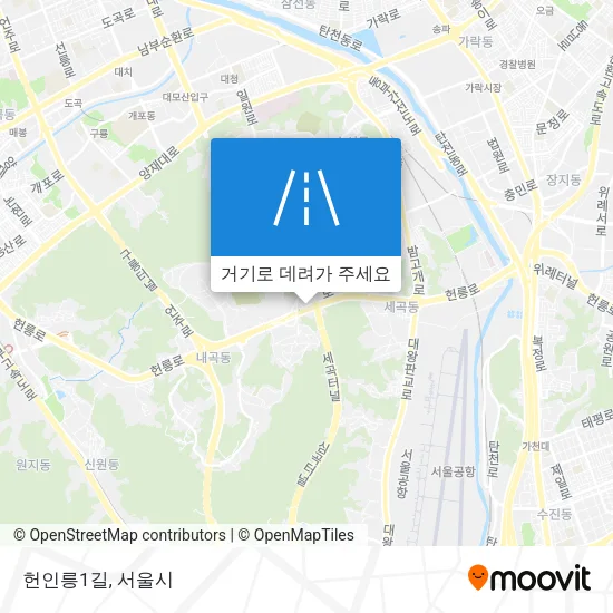 헌인릉1길 지도