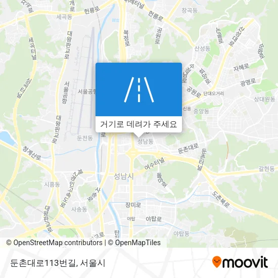 둔촌대로113번길 지도