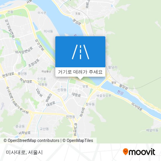 미사대로 지도