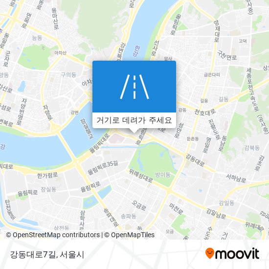 강동대로7길 지도