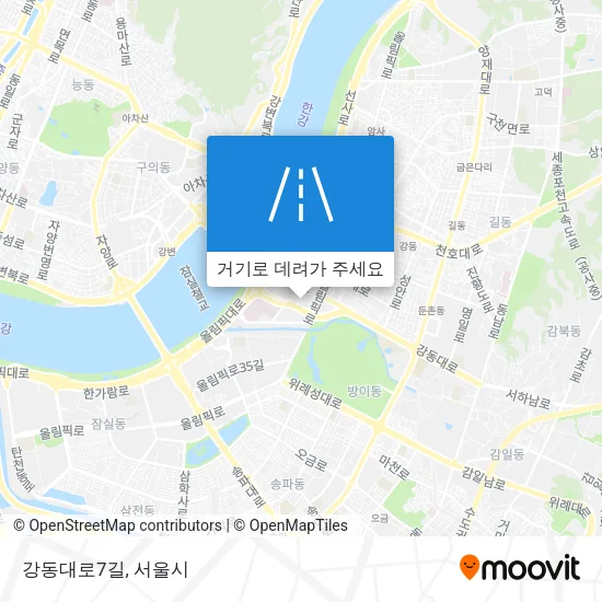 강동대로7길 지도