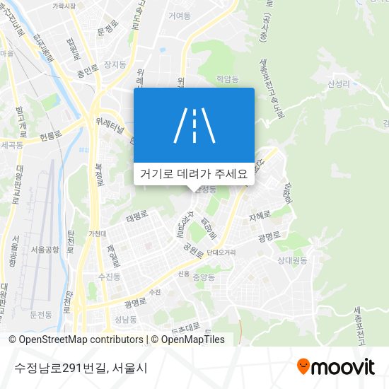 수정남로291번길 지도