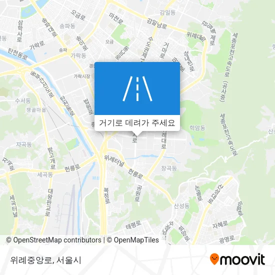 위례중앙로 지도