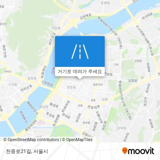 천중로21길 지도