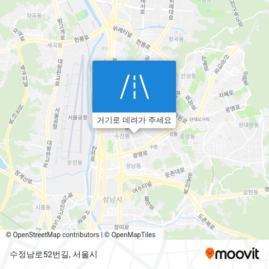 수정남로52번길 지도