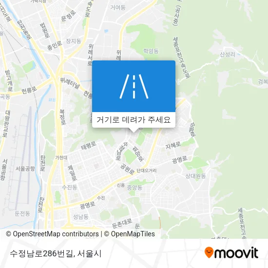 수정남로286번길 지도