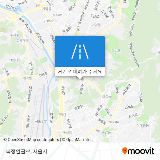 복정안골로 지도