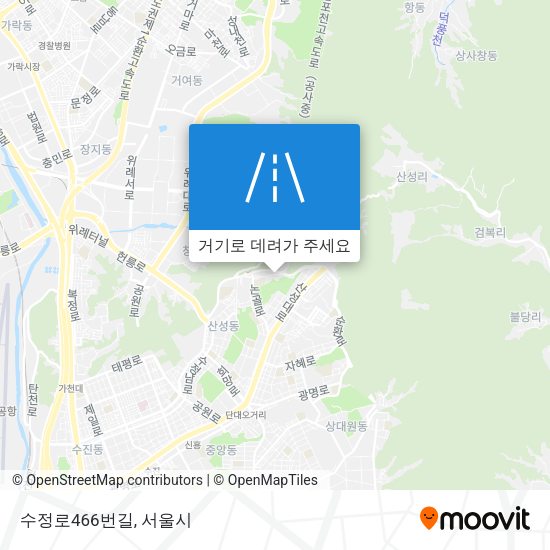 수정로466번길 지도