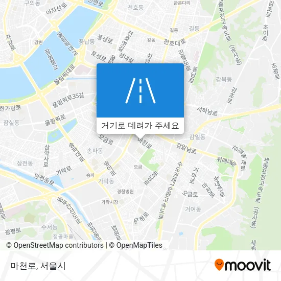마천로 지도