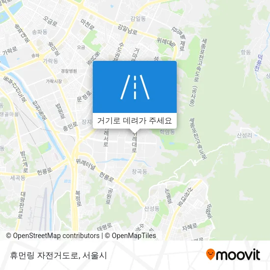 휴먼링 자전거도로 지도