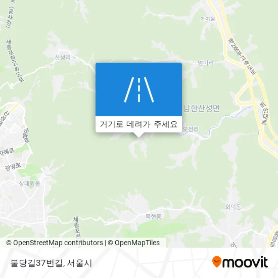 불당길37번길 지도