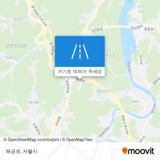 해공로 지도