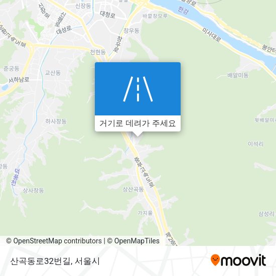 산곡동로32번길 지도