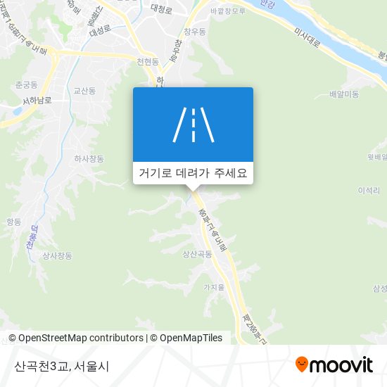 산곡천3교 지도