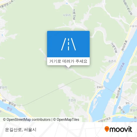 운길산로 지도
