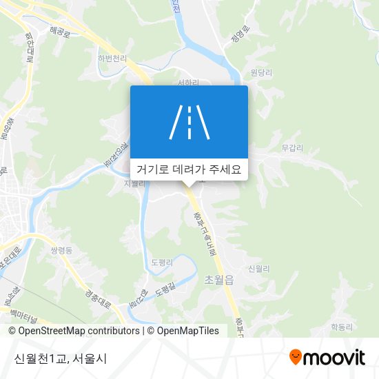 신월천1교 지도