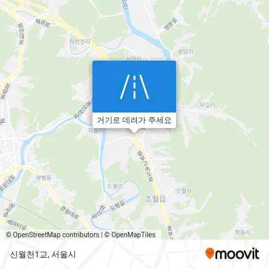 신월천1교 지도