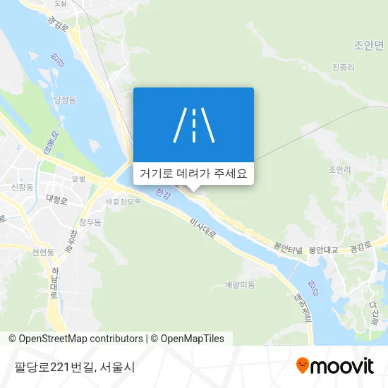 팔당로221번길 지도