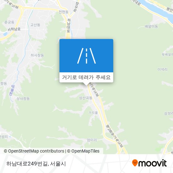 하남대로249번길 지도