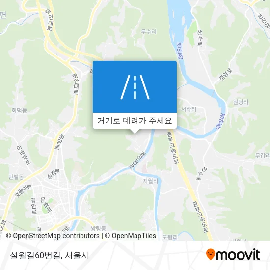 설월길60번길 지도