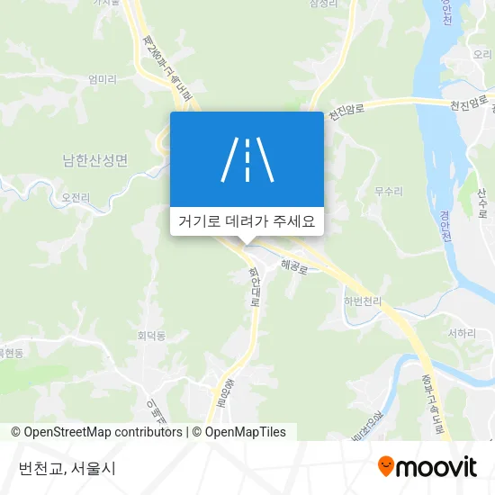 번천교 지도