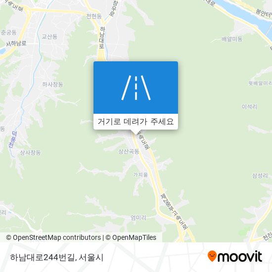 하남대로244번길 지도