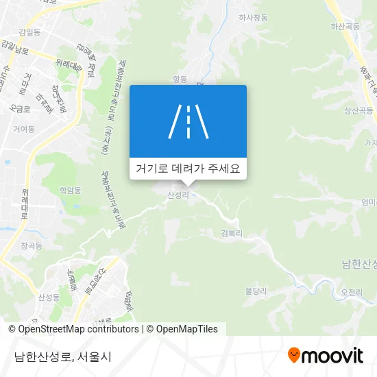 남한산성로 지도