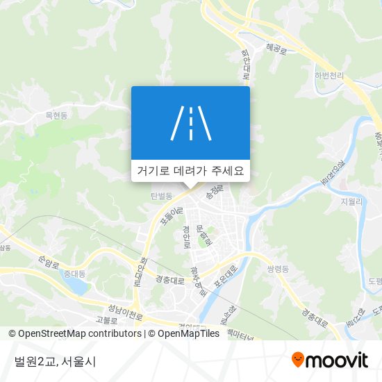 벌원2교 지도