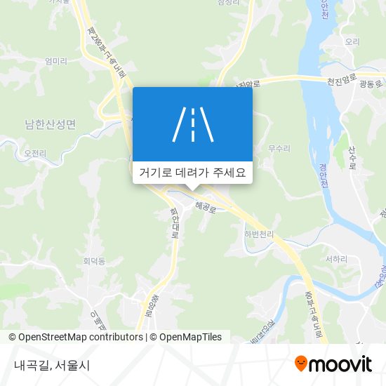 내곡길 지도