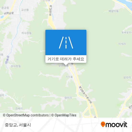 중앙교 지도