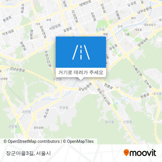 장군마을3길 지도