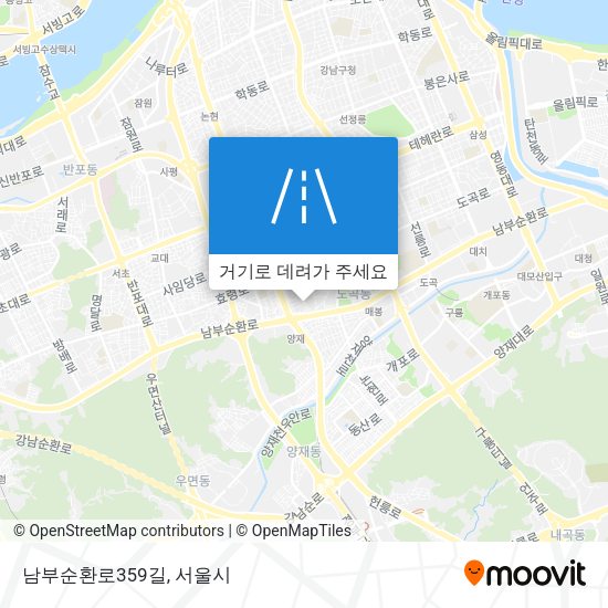 남부순환로359길 지도