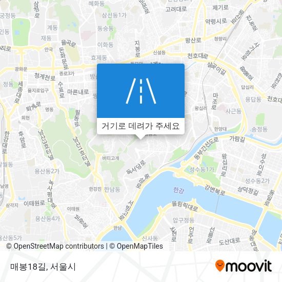 매봉18길 지도