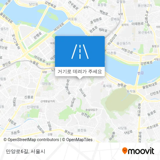 만양로6길 지도