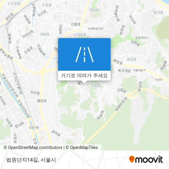 법원단지14길 지도